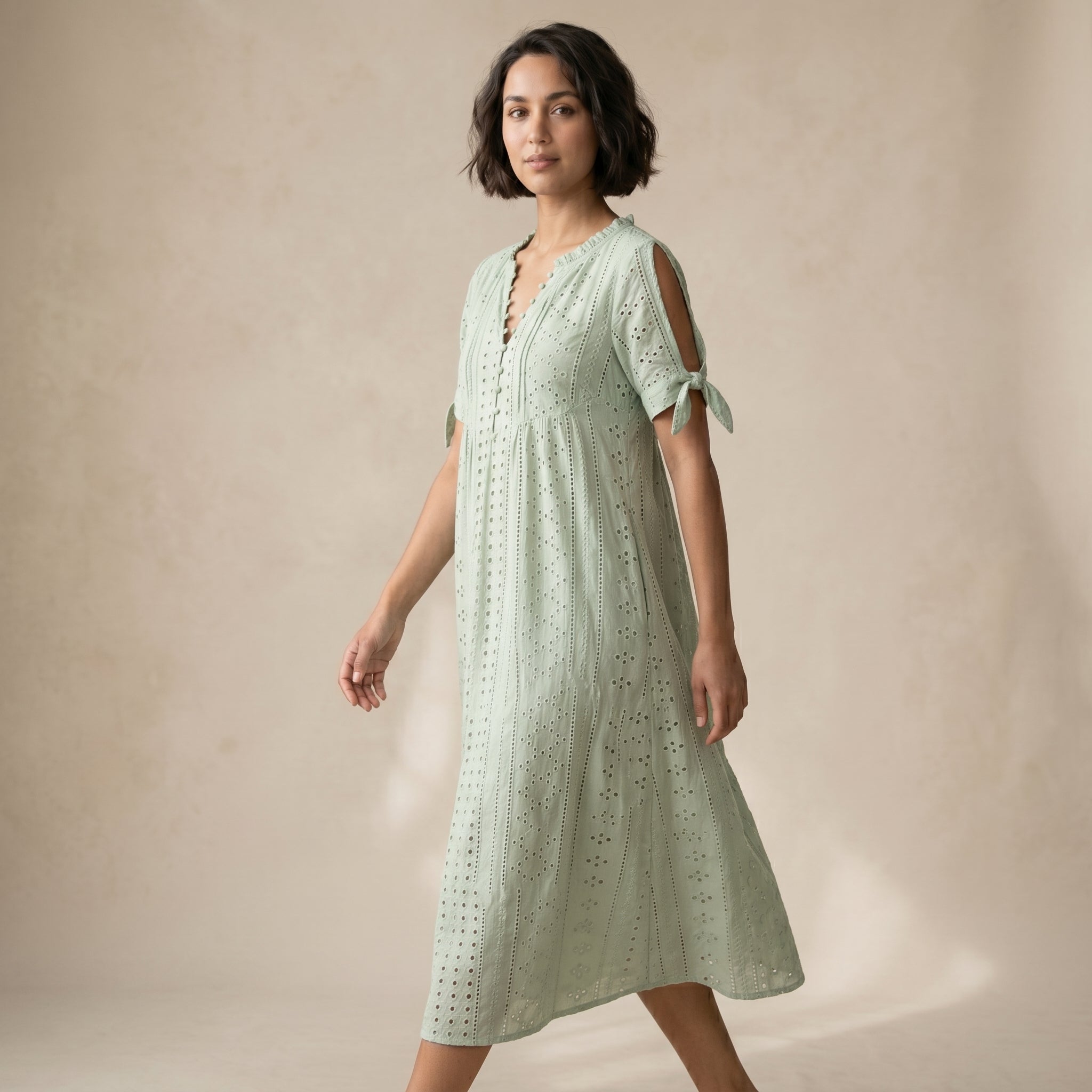 Women's Boho Midi Dress