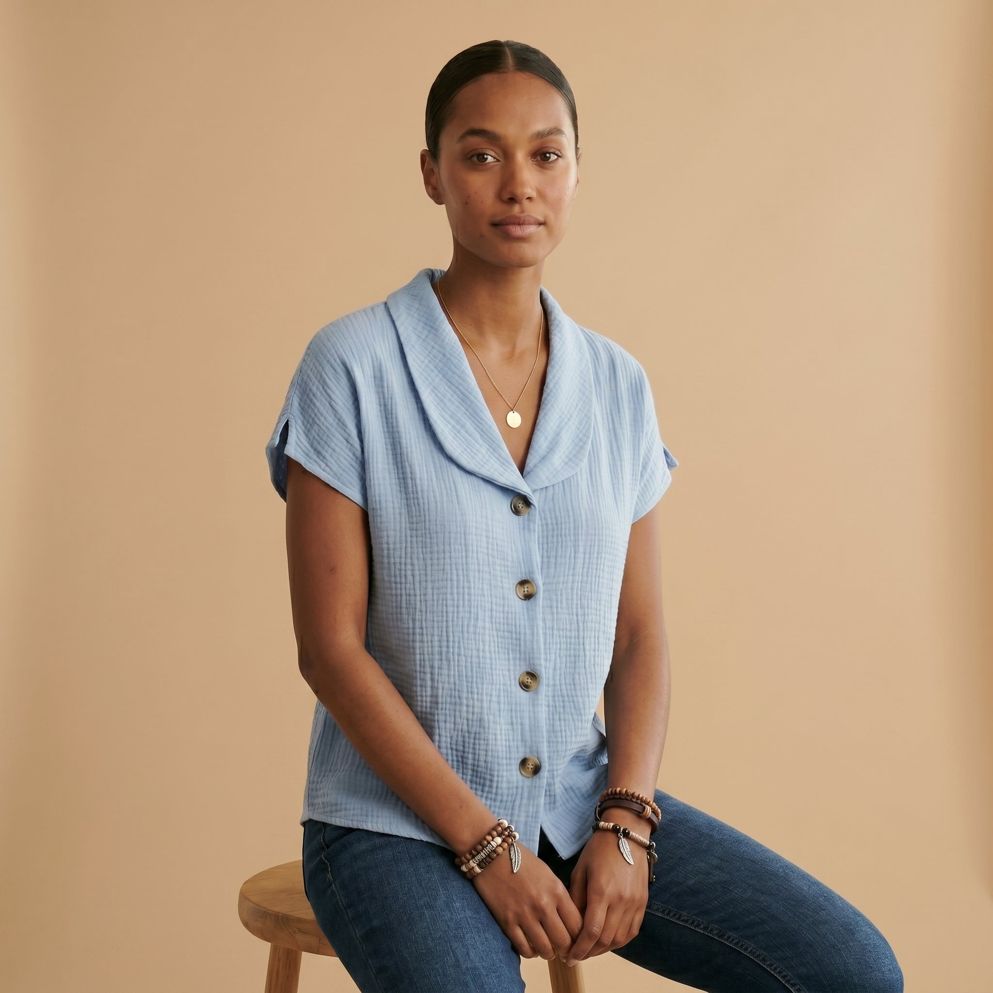 Women’s Button Detail Blouse