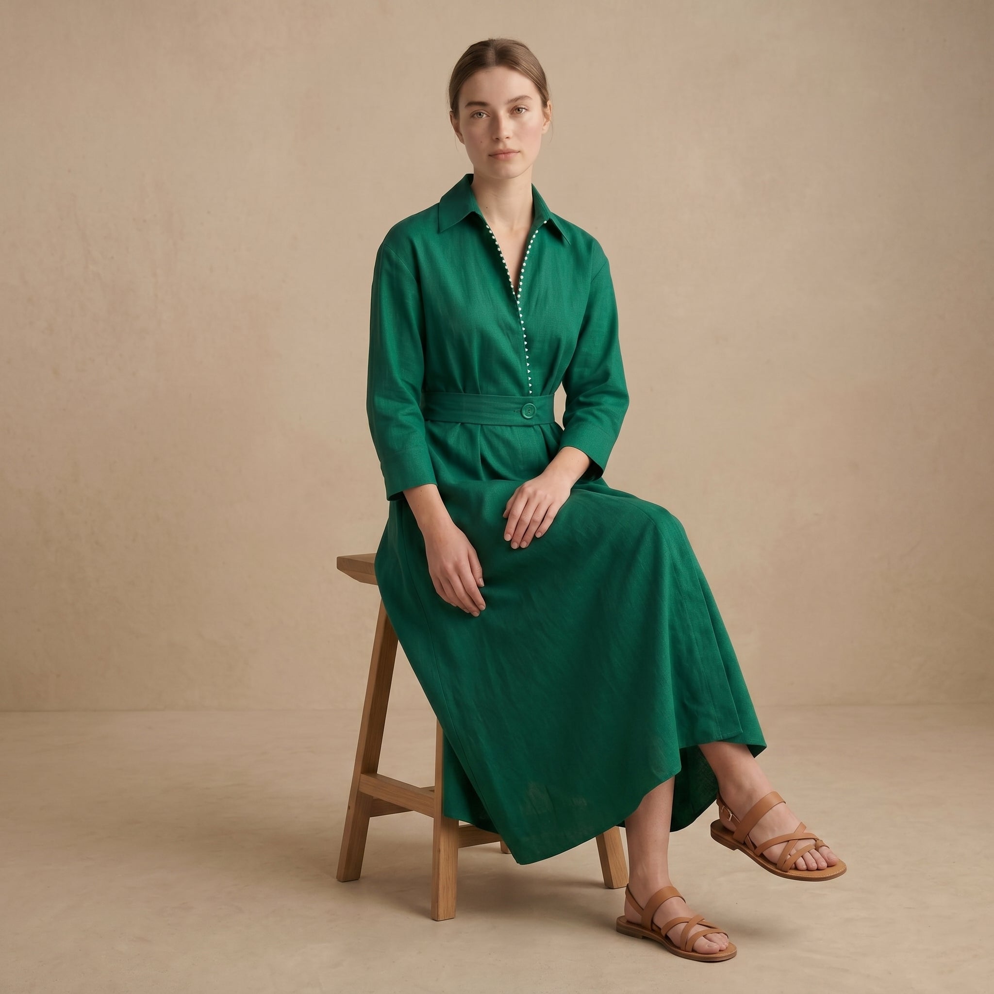 Women's Cotton Shirt Dress