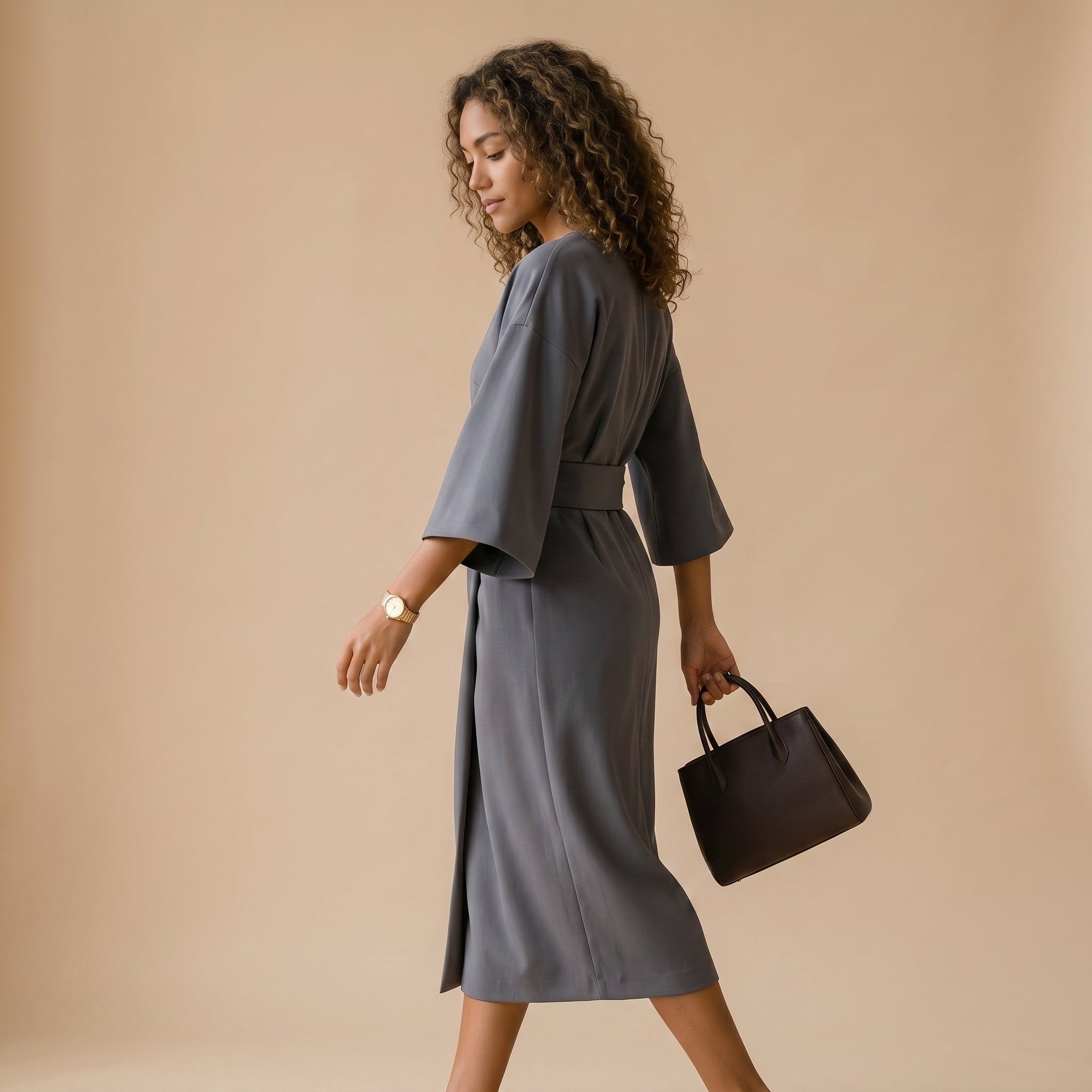 Women's Lantern-Sleeve Dress