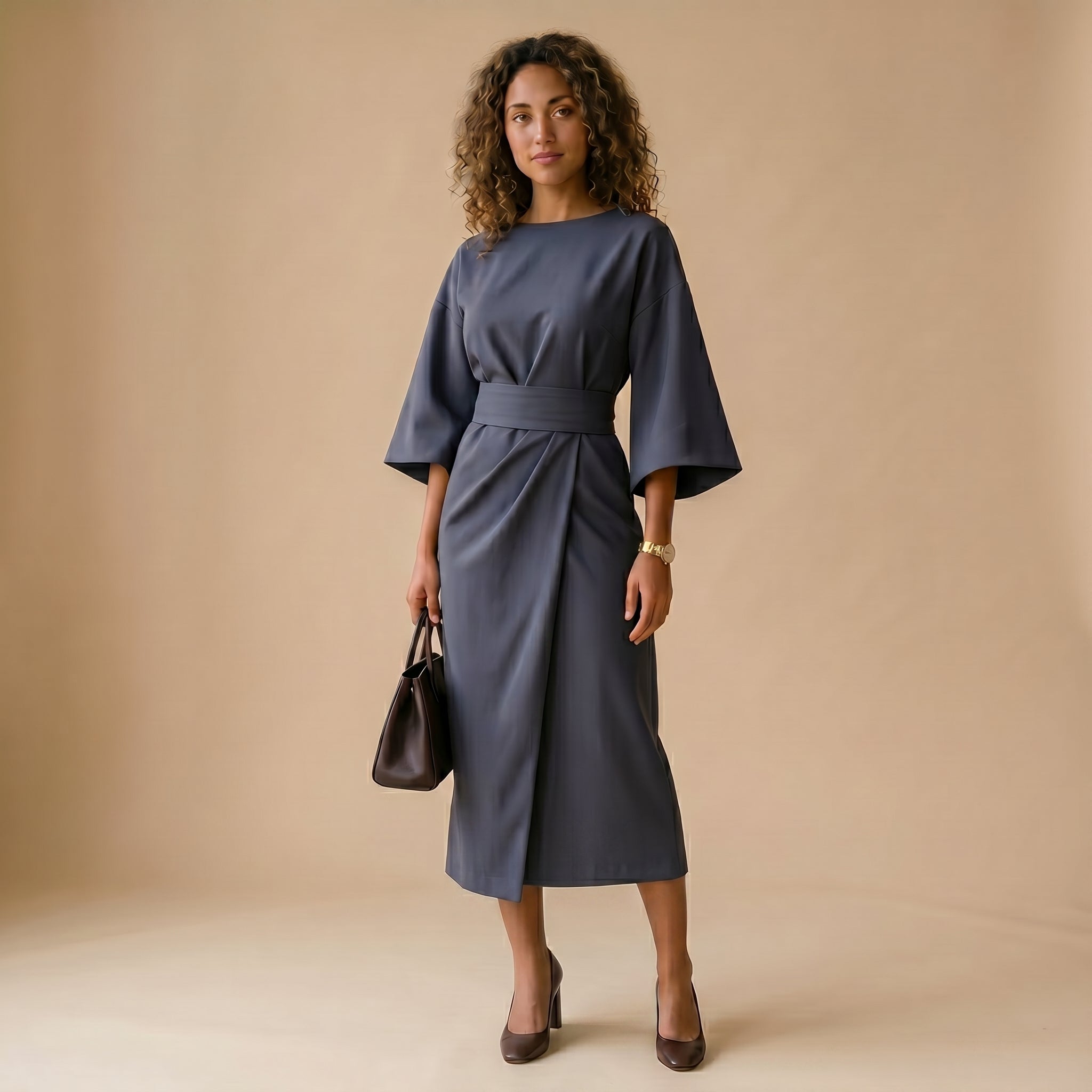 Women's Lantern-Sleeve Dress