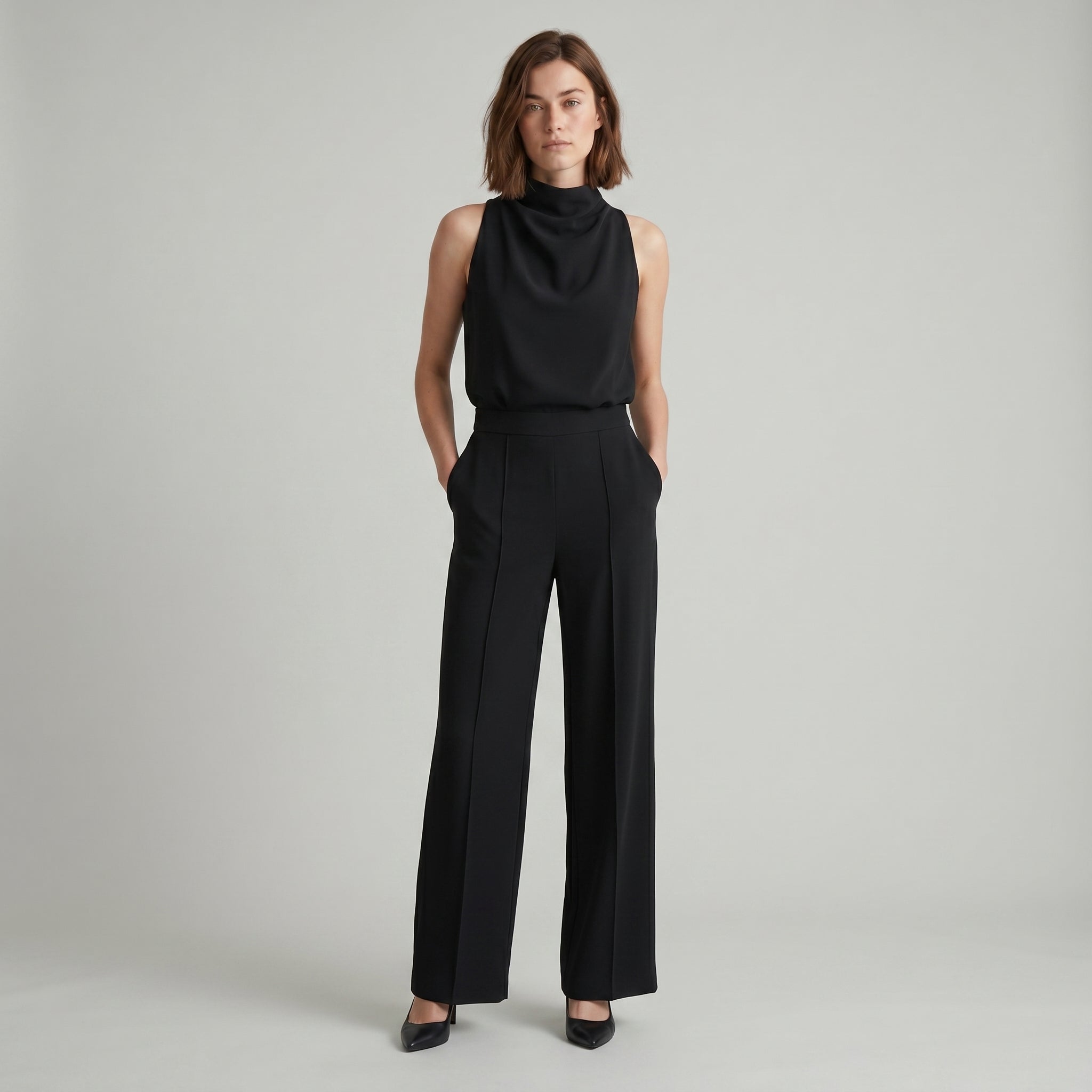 Women's One-Shoulder Jumpsuit