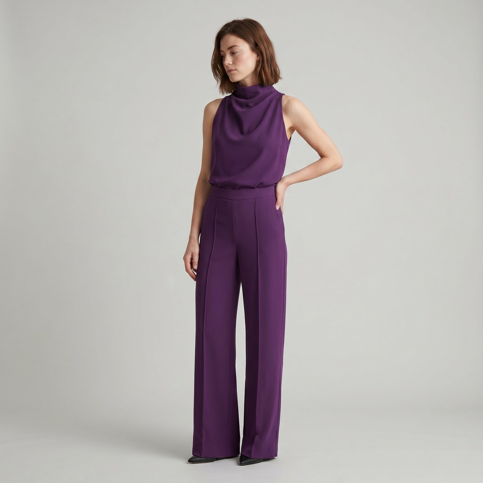 Women's One-Shoulder Jumpsuit
