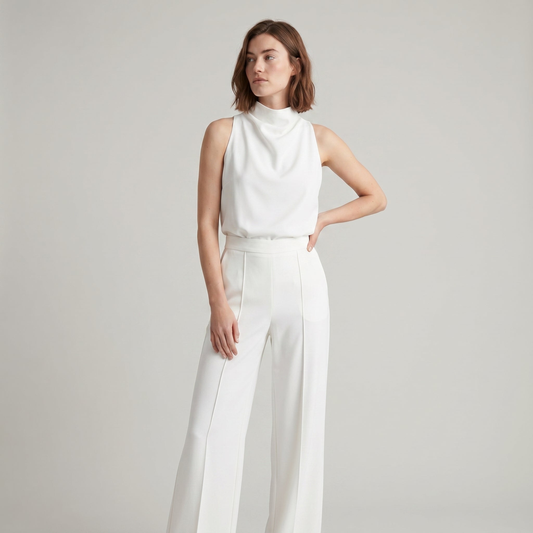 Women's One-Shoulder Jumpsuit