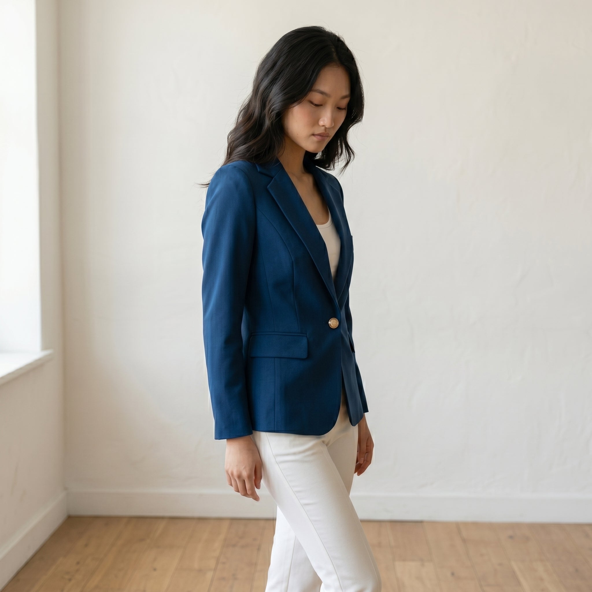 Women’s Single Button Slim Fit Blazer
