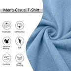Men's Acid-Wash Cotton Henley-Shirt-Azzella London