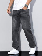 Men's Baggy Relaxed Jeans-Azzella London