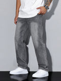 Men's Baggy Relaxed Jeans-Azzella London
