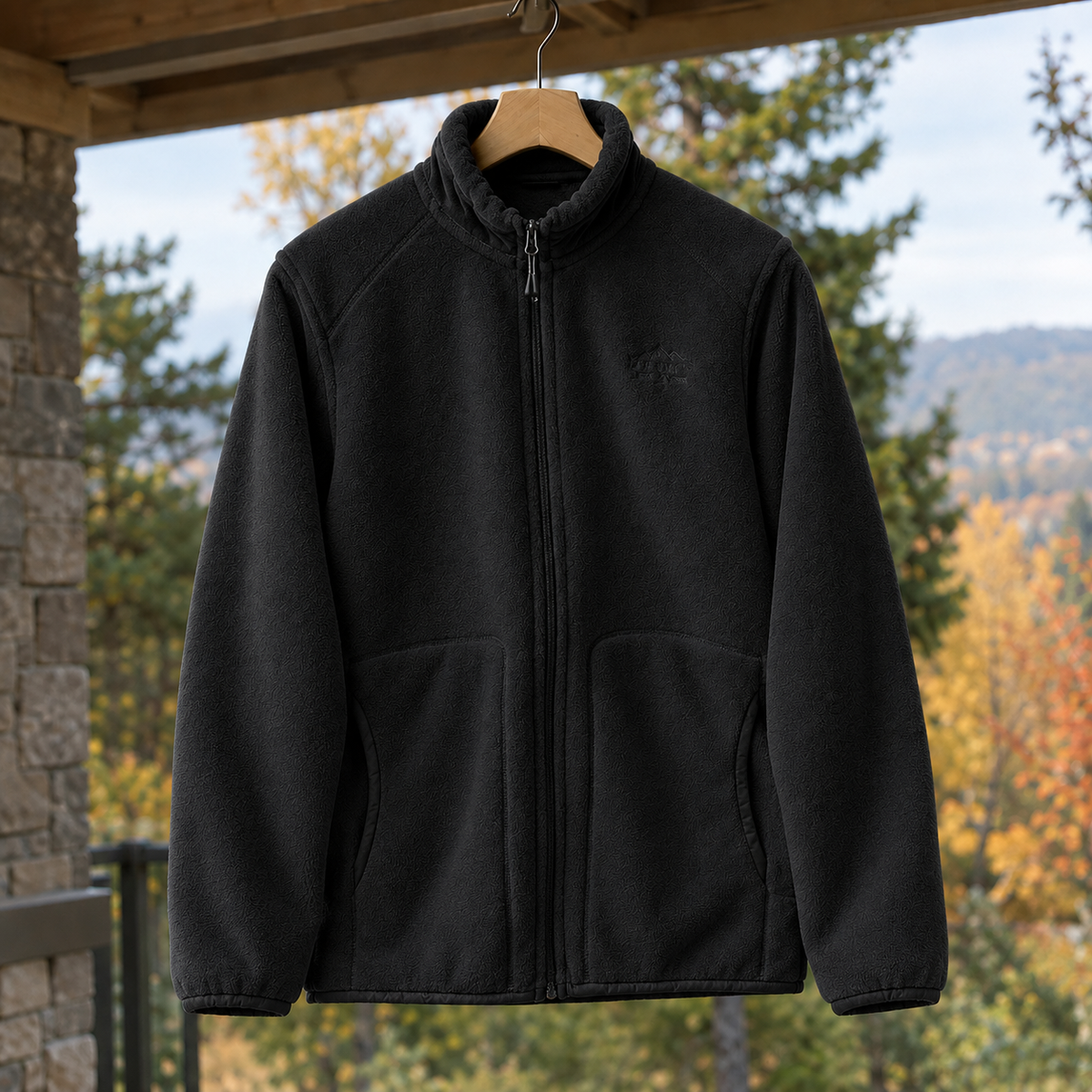 Men's Bound Edge Fleece Jacket-Azzella London
