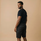 Men's Button-Fly Cargo Shorts-Azzella London