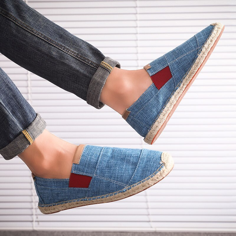 Men's Canvas Espadrilles-Espadrilles-Azzella London