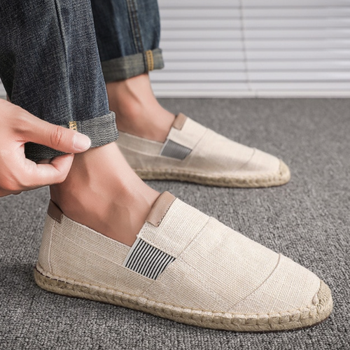 Men's Canvas Espadrilles-Espadrilles-Azzella London