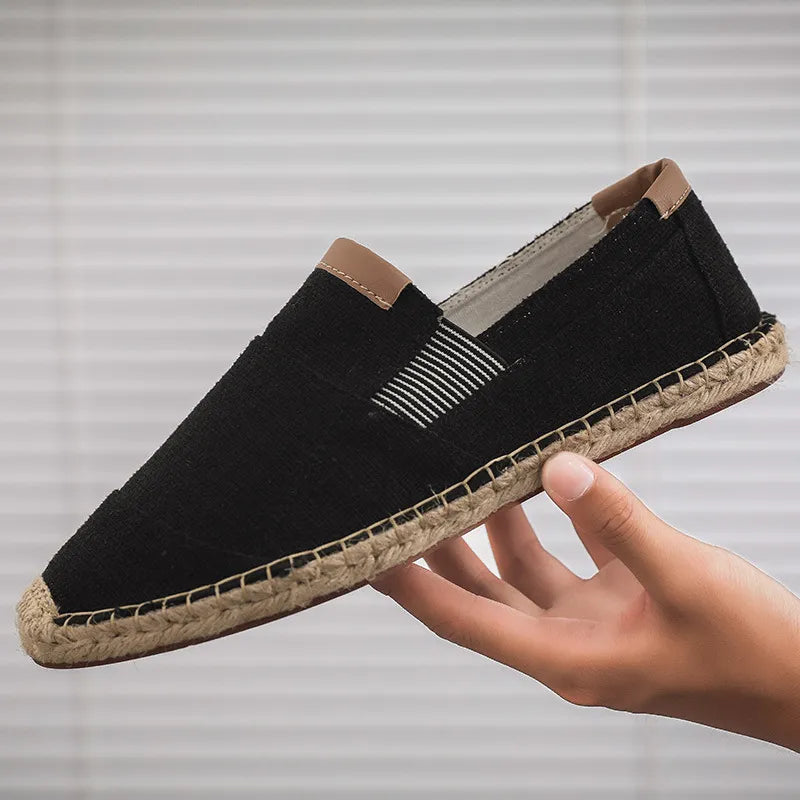 Men's Canvas Espadrilles-Espadrilles-Azzella London