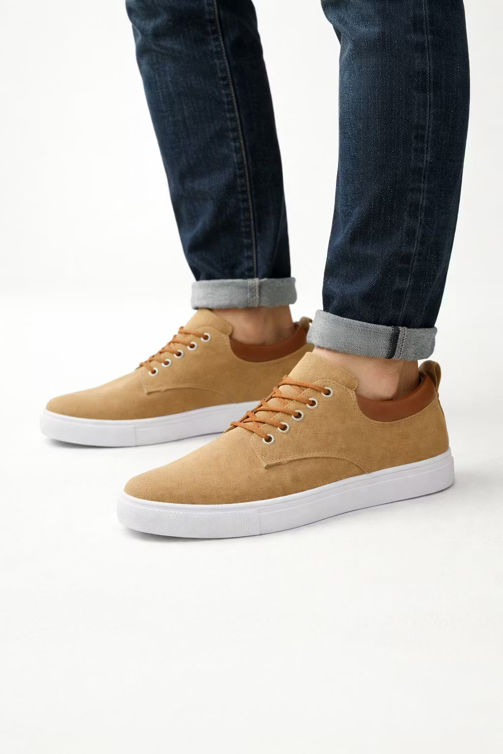 Men's Canvas Sneakers-Sneakers-Azzella London