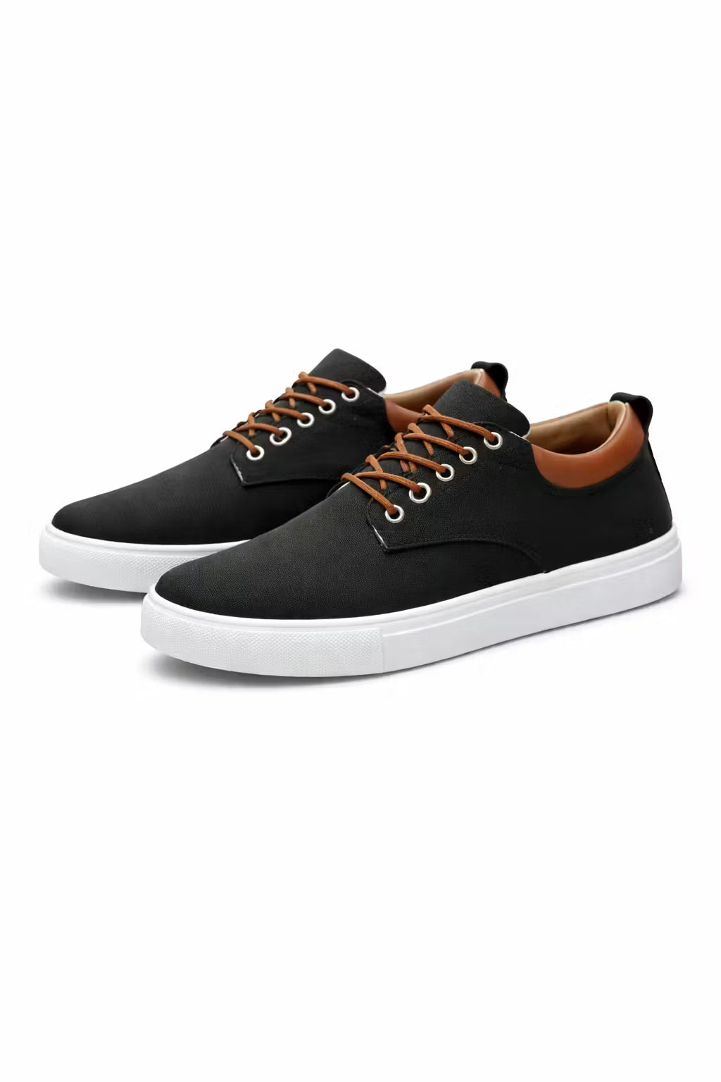 Men's Canvas Sneakers-Sneakers-Azzella London