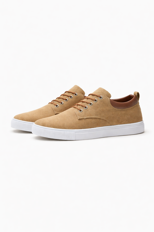 Men's Canvas Sneakers-Sneakers-Azzella London
