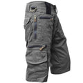 Men’s Cargo Shorts Multi Pocket Utility Zip Outdoor Style-Azzella London