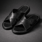 Men's Casual Cross-Strap Sandals-Sandals-Azzella London