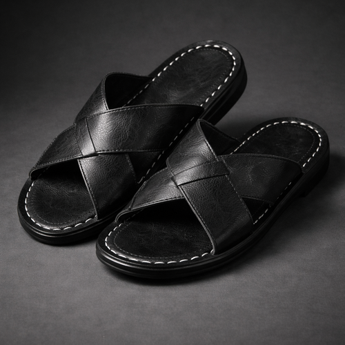 Men's Casual Cross-Strap Sandals-Sandals-Azzella London