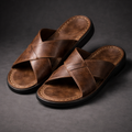 Men's Casual Cross-Strap Sandals-Sandals-Azzella London