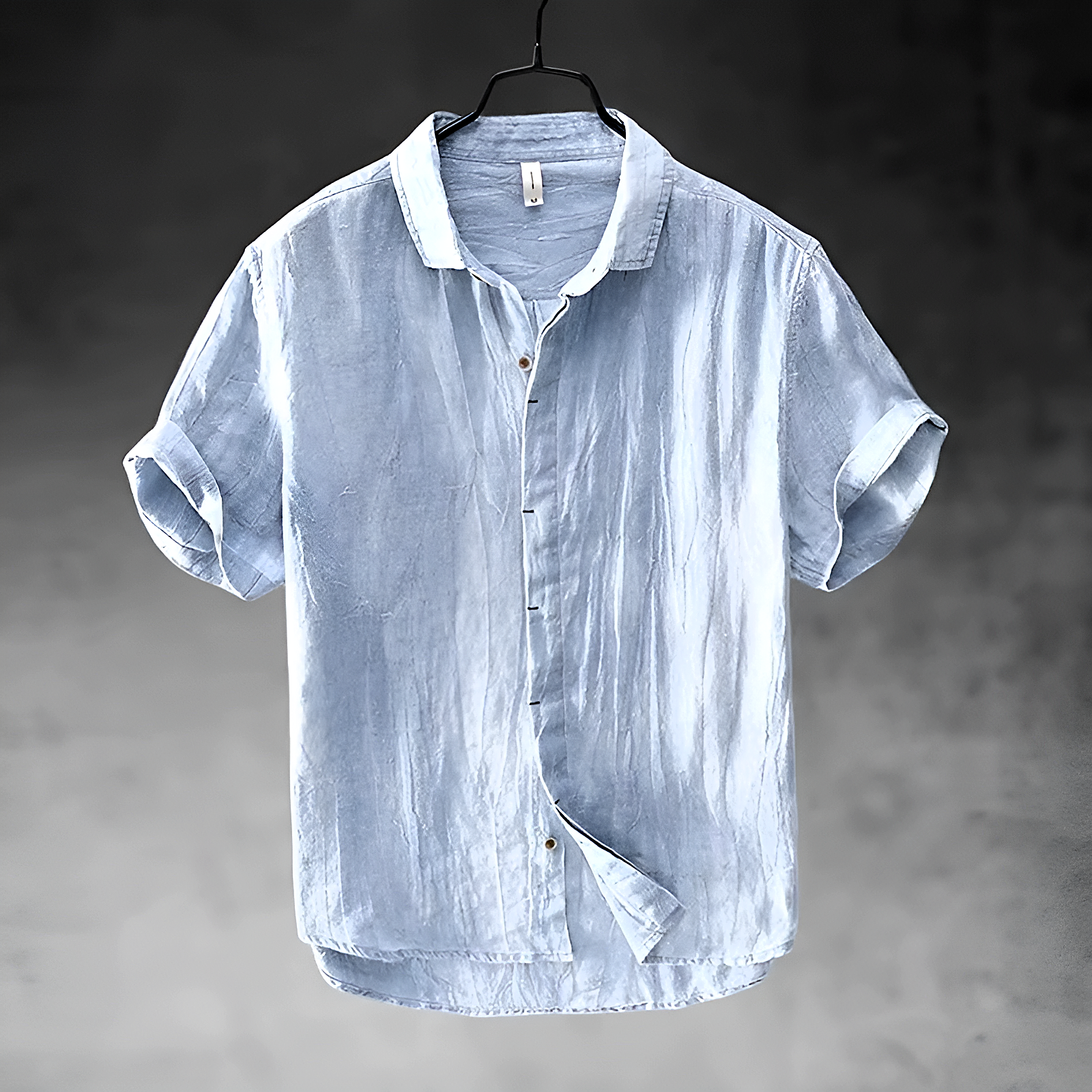 Men's Casual Short-Sleeve Shirt-Shirt-Azzella London