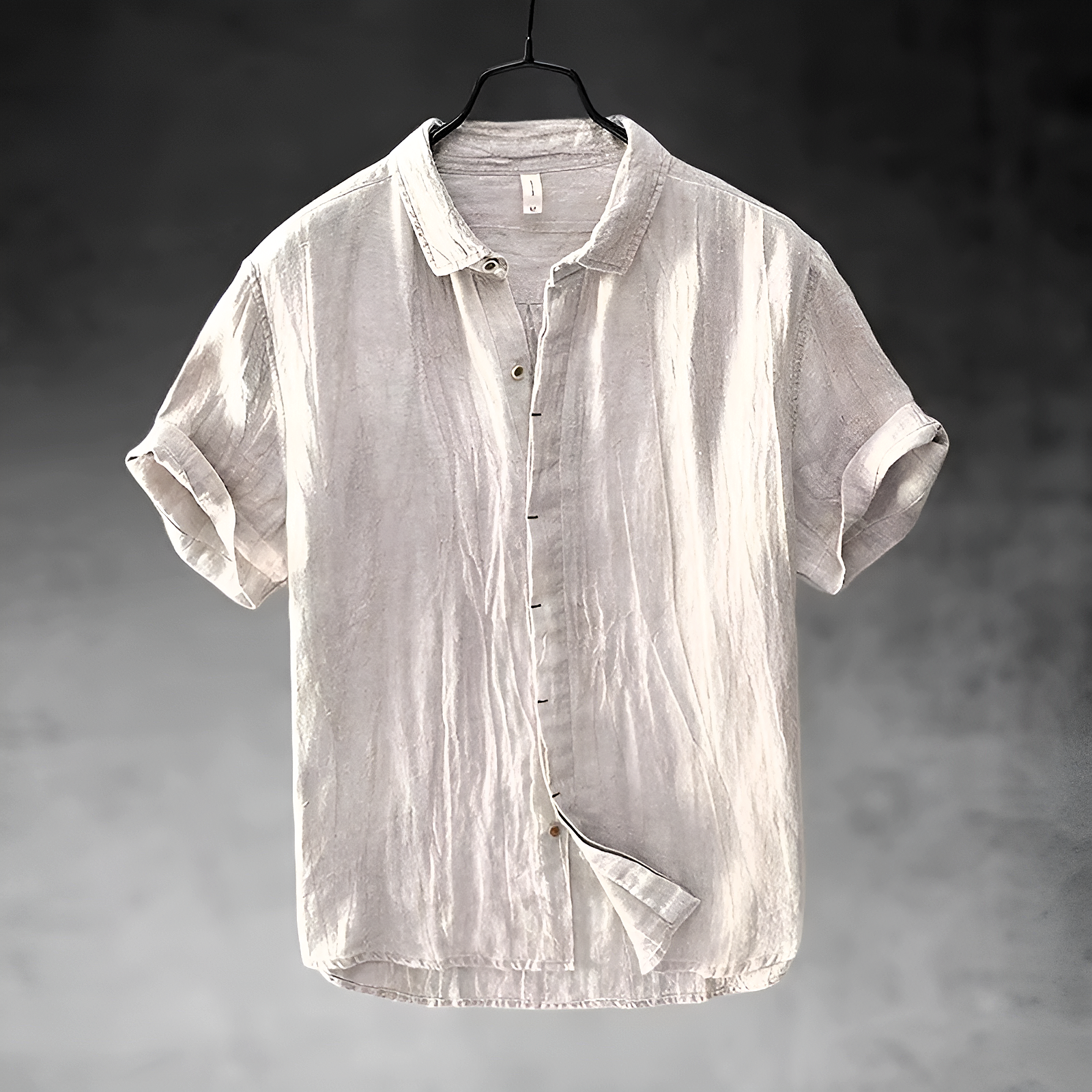 Men's Casual Short-Sleeve Shirt-Shirt-Azzella London