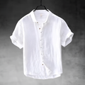 Men's Casual Short-Sleeve Shirt-Shirt-Azzella London