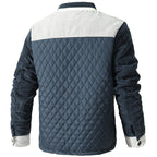 Men's Check Pattern Jacket-Azzella London