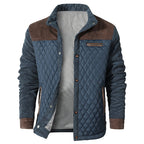 Men's Check Pattern Jacket-Azzella London