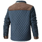 Men's Check Pattern Jacket-Azzella London