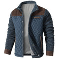 Men's Check Pattern Jacket-Azzella London