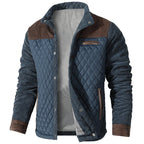 Men's Check Pattern Jacket-Azzella London