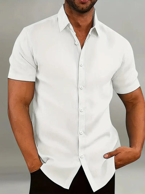 Men's Classic Collar Shirt-Shirt-Azzella London