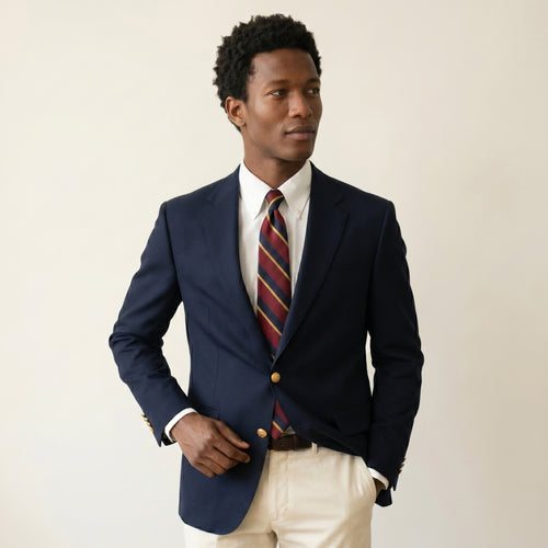 Men's Classic Fit Single-Breasted Blazer-Azzella London