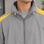 Men's Colorblock Elasticated Jacket-Azzella London