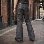 Men's Contrast Stitch Jeans-Azzella London
