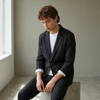 Men's Cotton Tailored Blazer-Azzella London