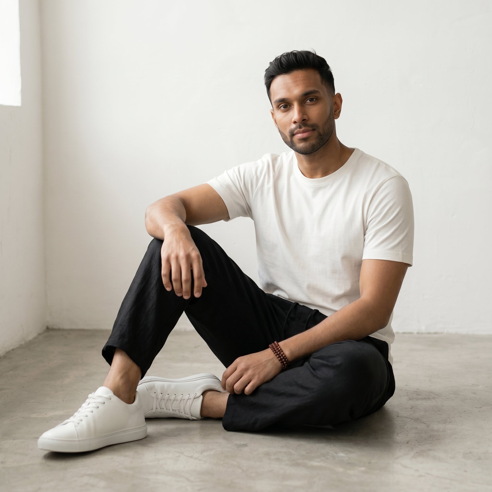 Men's Cotton Trousers-Azzella London