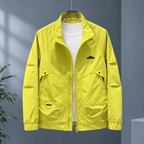 Men's Crisp Stand Jacket-Azzella London