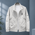 Men's Crisp Stand Jacket-Azzella London