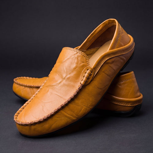 Men's Cushioned Classic Loafers-Loafers-Azzella London