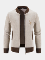 Men's Deer Icon Knit Vest-Vest-Azzella London