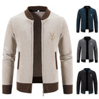 Men's Deer Icon Knit Vest-Vest-Azzella London