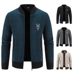 Men's Deer Icon Knit Vest-Vest-Azzella London