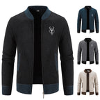 Men's Deer Icon Knit Vest-Vest-Azzella London