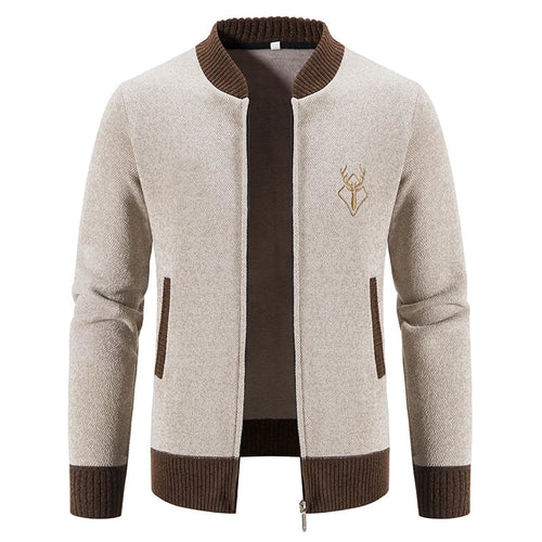 Men's Deer Icon Knit Vest-Vest-Azzella London
