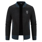 Men's Deer Icon Knit Vest-Vest-Azzella London