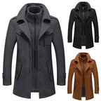 Men's Detachable Inner Winter Jacket-Azzella London