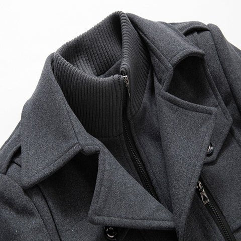 Men's Detachable Inner Winter Jacket-Azzella London