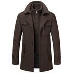 Men's Detachable Inner Winter Jacket-Azzella London